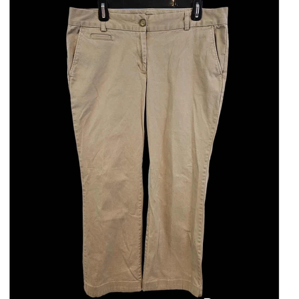3/$25 Lands' End Size 12 Fit 1 Kahaki Pants